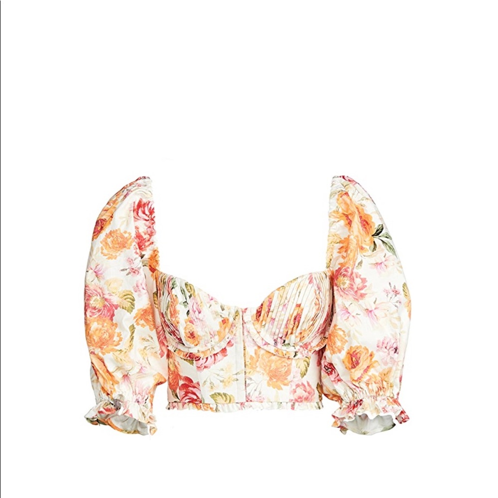 Peony Cropped Blouse by For Love & Lemons
